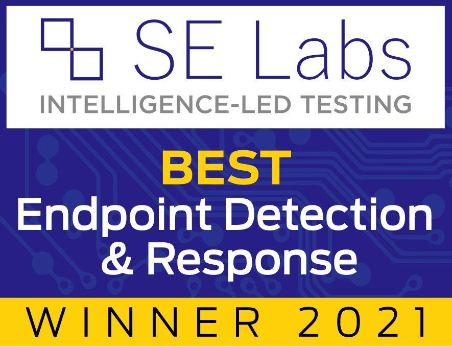 2021年 SE LabsのBest Endpoint Detection & Response 受賞
